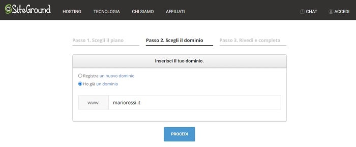 Trasferire un sito da Aruba a SiteGround
